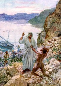 Jésus guérit un homme possédé par un démon