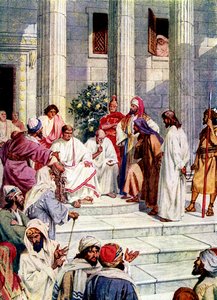 Jésus est conduit devant Ponce Pilate - William Brassey Hole