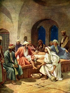 Jésus lave les pieds de Pierre - William Brassey Hole