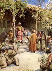Le traité de Josué avec les hommes de Gabaon - Bible - William Brassey Hole