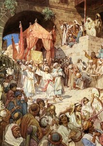 Le roi David apportant l
