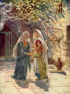 Marie va à la maison de Zacharie - Bible