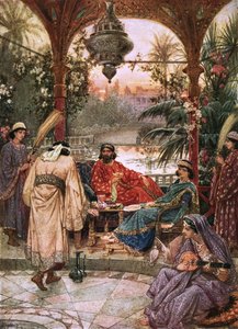 Néhémie fait sa requête à Artaxerxès - William Brassey Hole
