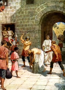 Pilate ordonne de flageller Jésus