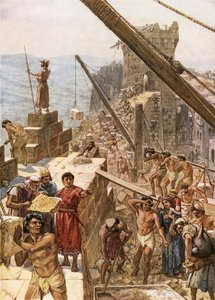 Reconstruction du mur de Jérusalem sous Néhémie - William Brassey Hole