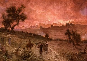 La destruction de Jérusalem par Nebuzar-Adan