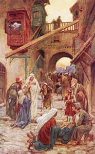 Les habitants de Capharnaüm amenant à Jésus de nombreux malades à guérir - William Brassey Hole