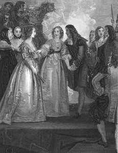 Charles II recevant la duchesse d