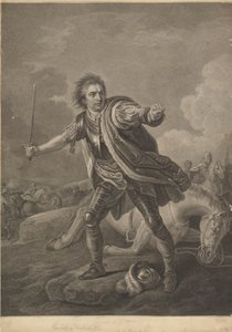 David Garrick en Richard III dans la performance du Drury Lane Theatre, 1759 - William Bromley