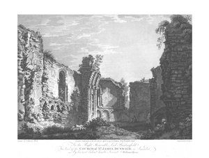 Église Saint-Jacques, Dunwich, fin du 18ème siècle