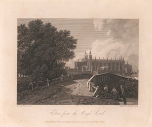 Eton, depuis la route de Slough