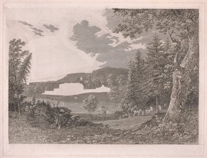 Fonthill avant les modifications de M. Beckford - William Byrne
