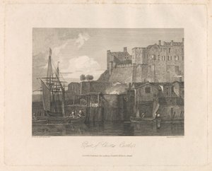 Partie du château de Chester - William Byrne
