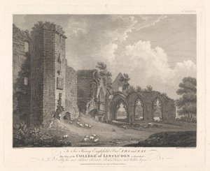 Les ruines du collège de Lincluden - William Byrne