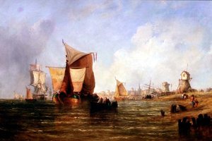 Navires sur le Dort, Hollande