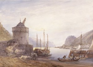 Andernach sur le Rhin - William Callow