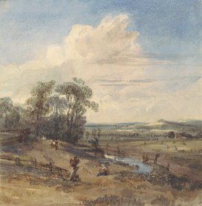 Paysage après Wynants (au Louvre) - William Callow