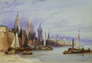 Mayence, sur le Rhin - William Callow