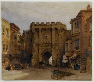 La Bar Gate, Southampton, 1888 - William Callow