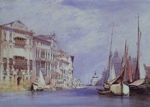 Le Grand Canal, Venise - William Callow