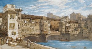 Le Ponte Vecchio, Florence - William Callow