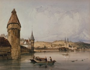 Ville de Lucerne, sur le lac des Quatre Cantons