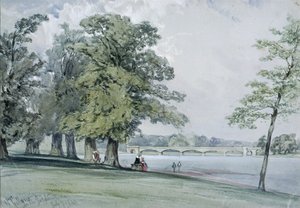 Vue sur la Serpentine, Hyde Park - William Callow