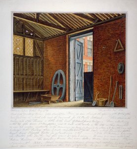 Partie de la maison de Sir Christopher Wren, Southwark, Londres, 1820