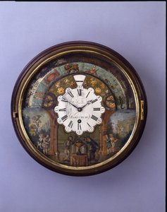 Horloge à cadran, fin XIXe siècle, cadran vers 1770