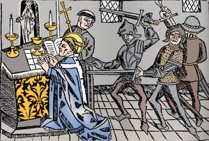 Martyr de Saint Thomas de Canterbury, vers 1484 - William Caxton
