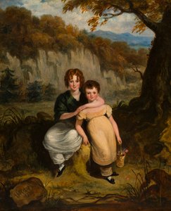 Portrait de Sir Thomas Moncrieffe Bt. et sa sœur enfants - William Charles Ross