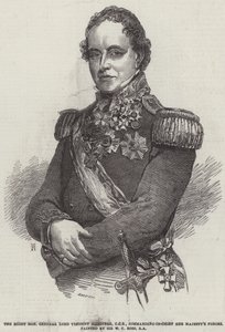 Le très honorable général Lord Vicomte Hardinge, GCB, commandant en chef des forces de Sa Majesté - William Charles Ross