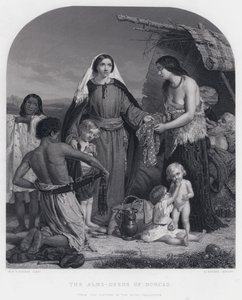 Les aumônes de Dorcas (gravure) - William Charles Thomas (after) Dobson