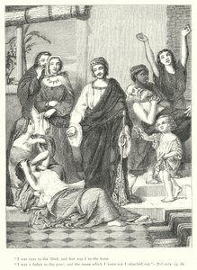 Les jours prospères de Job - William Charles Thomas (after) Dobson