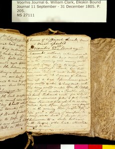Collection de la famille Clark- Volume 6. Journal en peau d