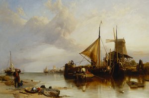 Une scène près de Monnikendam sur le Zuiderzee