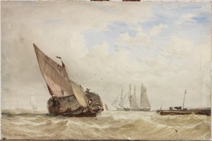 Le bateau de foin - Clarkson Frederick Stanfield