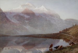 La Jungfrau au lever du soleil