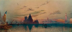 La Santa Salute, de San Giorgio, Venise, vers 1872 - William Collingwood Smith