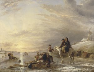 Scène de gel - William Collins