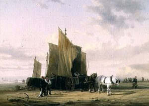Sur la côte à Yarmouth (une paire)