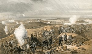 Une journée chaude dans les batteries - William Crimea Simpson