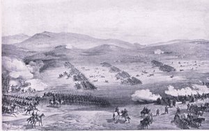 Balaclava, 25 octobre 1854 : La charge de la brigade légère, illustration de British Battles on Land and Sea, 1915