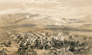 Charge de la brigade de cavalerie lourde, 25 octobre 1854 - William Crimea Simpson