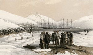 Tombes à la tête du port de Balaklava - William Crimea Simpson