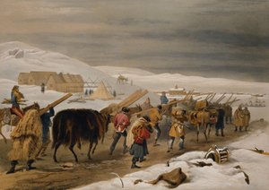 Cabanes et vêtements chauds pour l