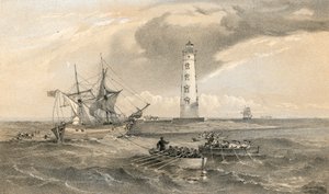 Le phare du cap Chersonèse, vue vers le sud - William Crimea Simpson