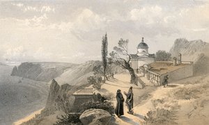 Le monastère de Saint-Georges et le cap Fiolente, vue vers l