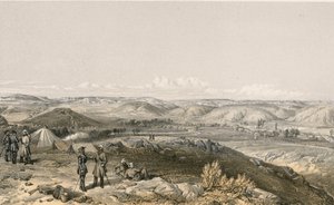 Vallée de la Tchernaya, vue vers le nord - William Crimea Simpson