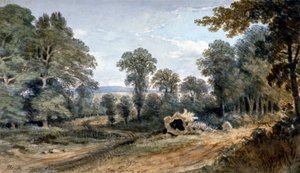 Vue de Bayswater Hill, Londres, 1803 - William Crotch